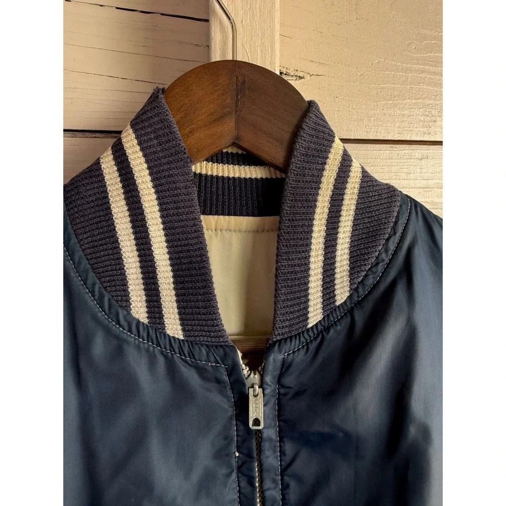 Vintage 60s University of Kentucky Wildcats Bomber Jacket jem reversible